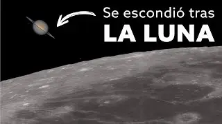 Así se vio la OCULTACIÓN de SATURNO 🪐 a través de MI TELESCOPIO