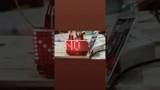 scrolling text on 8*16 led matrix Arduino Tech