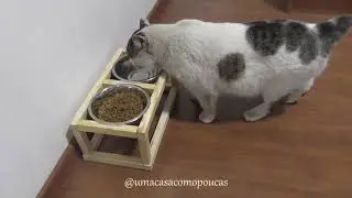 Suporte para comida de pets - DIY