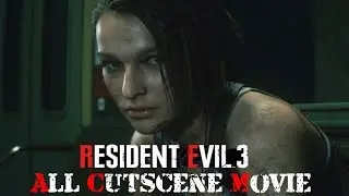 Resident Evil 3 REmake - All Cutscene Movie (No Subtitles Edition)