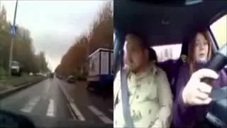 Девушка сдает экзамен по вождению! Инструктор в шоке