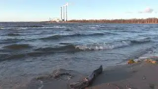 Новолукомльское озеро. Тёплый февраль 2020 год.