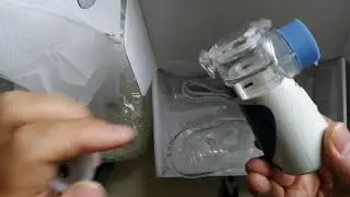 Unboxing Mash nebulizer from AliExpress Распаковка ингалятора-небулайзера с АлиЭкспресс