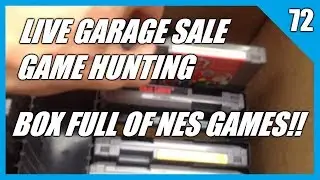Live Garage Sale Video Game Hunting 72 - NES Overload 🌟