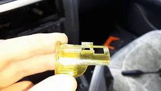 Снятие прикуривателя в Ситроен С5 (the lighter in the Citroen C5)