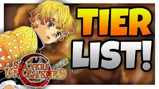 SLAYERS UNLEASHED BOSS DROP TIER LISTS!