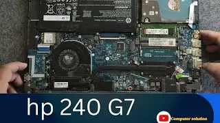 hp 240 g7 dissemble & SSD upgrade 