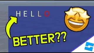 How To Make SMOOTH Animated Text !!! I Roblox Studio