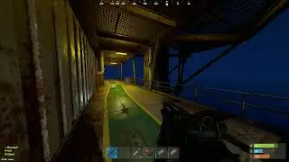 Встречаем гостей на нефтевышке в Rust