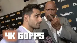 The Rock Gives Me The Middle Finger on Live TV at Ballers 4K60