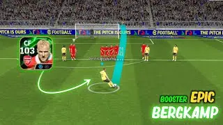 DENNIS BERGKAMP EPIC CARD REVIEW || eFootball Mobile Bergkamp