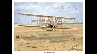 The Wright Flyer 1903 at Kitty Hawk (North Carolina).