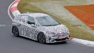Cupar El-Born Hot Hatch EV Spotted high speed testing on the Nurburgring