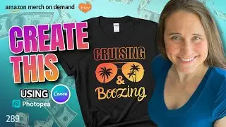 Canva Design Tutorial For Print On Demand With Summer Gradient- Plus 5 Bonus Niches🔥🔥🔥