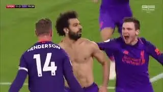 Мохаммед Салах празднует победу