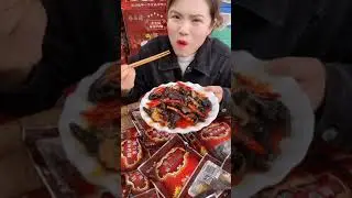 #shorts spicy seafood yaki udon songsong and ermao behind the scenes fire noodle nas─▒