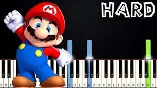 Super Mario Theme | HARD PIANO TUTORIAL + SHEET MUSIC by Betacustic