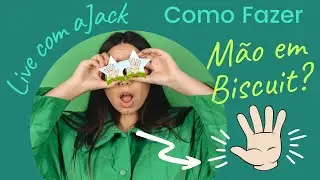 Como fazer mão em Biscuit sem uso de molde (Live gravada)