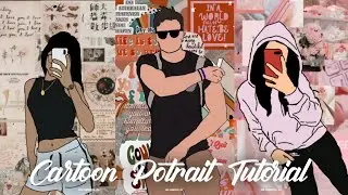 Cartoon Effect In Picsart | PicsArt Potrait Cartoon Photo Editing Vector Art Cartoon Potrait Picsart
