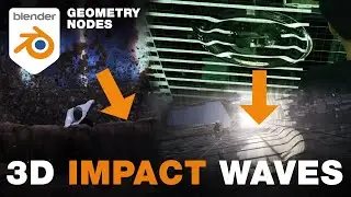 EASY Way To Create An IMPACT WAVE In Blender!