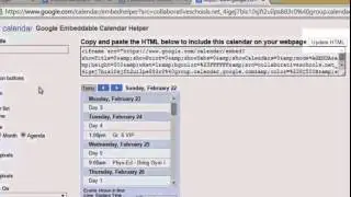 17 Add a Calendar Sidebar Gadget to your Class Blog