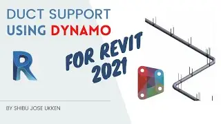 Duct support placing using Dynamo