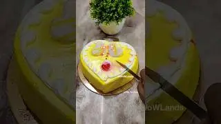 Mostly for which flavour do you give yellow colour to the cake #cake #food #shorts