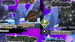 THERIZINOSAURUS VS DOMINATOR SPINOSAURUS Y DOMINATOR BRAHIOSAURUS Y SPINOSAURUS VS ANKILOSAURUS DINO