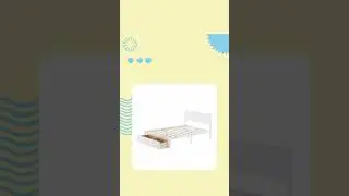 Full Size Platform Bed with Under-Bed Drawers