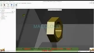 PTC CREO Modeling Part 1-79 HD FD PP UNION FITTING LOCK NUT