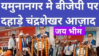 यमुनानगर में बीजेपी पर बरसे चंद्रशेखर आजाद।#chandershekharazad #bhimarmy #livewire #aajtak #news #up