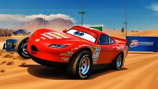 Lightning McQueen's Biggest Fans in Cars 3! - Pixar Cars Remake