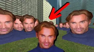 Trying to escape while being chased by Mike O'Hearn Nextbot Horde in Gmod