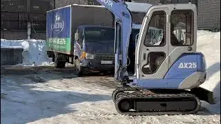 мини-экскаватор гусеничный б/у Kubota u25 кубота японский, дизельный, с кабиной, цена 1380000р, ПСМ