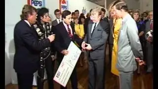 Michael Jackson meets Princess Diana & Prince Charles