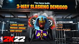 NEW GLITCHY 2-WAY SLASHING PLAYMAKER IN NBA 2K22! BEST BUILD ON NBA 2K22 CURRENT GEN!