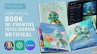 How to create a STORYBOOK with ARTIFICIAL INTELLIGENCE using CHATGPT, LEONARDO and CANVA