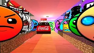 Angry Munci Multiverses, Geometry Dash Emojis And Lobotomy Dash Nextbot Gmod