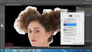 How to use Refine Edge and background eraser tool  | Adobe Photoshop CS6 Tutorial#16