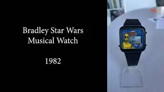 Bradley Star Wars Musical Watch 1982 - movie theme melody