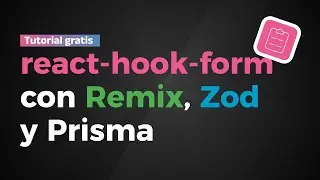 Te muestro cómo utilizo useForm con Remix y Zod con TypeScript.