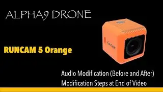 RUNCAM 5 Audio Test Mod
