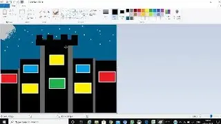 how to Draw in Ms paint|drawing in Ms paint|Mspaint tutorial|how to draw in computer|scenery drawing