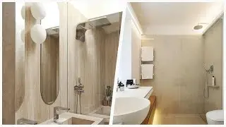 75 Limestone Tile Bathroom With Flat-panel Cabinets Design Ideas You'll Love 🔴