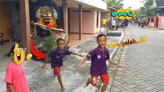 NGAKAK - PENGEJEK MLETRE DIKEJAR BARONGAN NGAMUK ! SENI BARONG SEKAR MUSTIKO AJI
