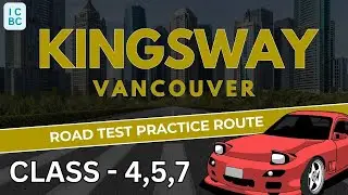 ICBC Kingsway Vancouver Practice Road Test | Demo, Class 5 #britishcolumbia