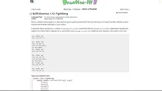 Java Practice-it Introduction to Java Programming | Exercise 1.12 FightSong