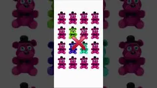 Freddy Fazbear line connect puzzle diy idea #viralvideo #viralshorts #freddyfazbear #fnaf #roblox