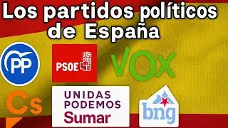 Partidos políticos en España explicados fácil y rápido