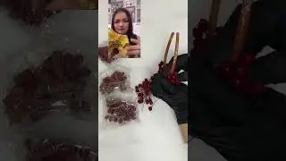 Рябиновый ободок своими руками. Простой способ.
